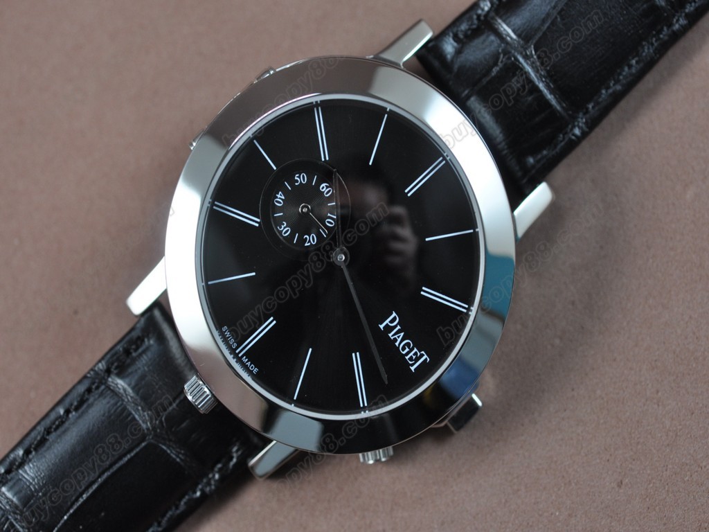 伯爵錶【男性用】 Double sided SS/LE Black/Black Dial Swiss 石英機芯搭載0