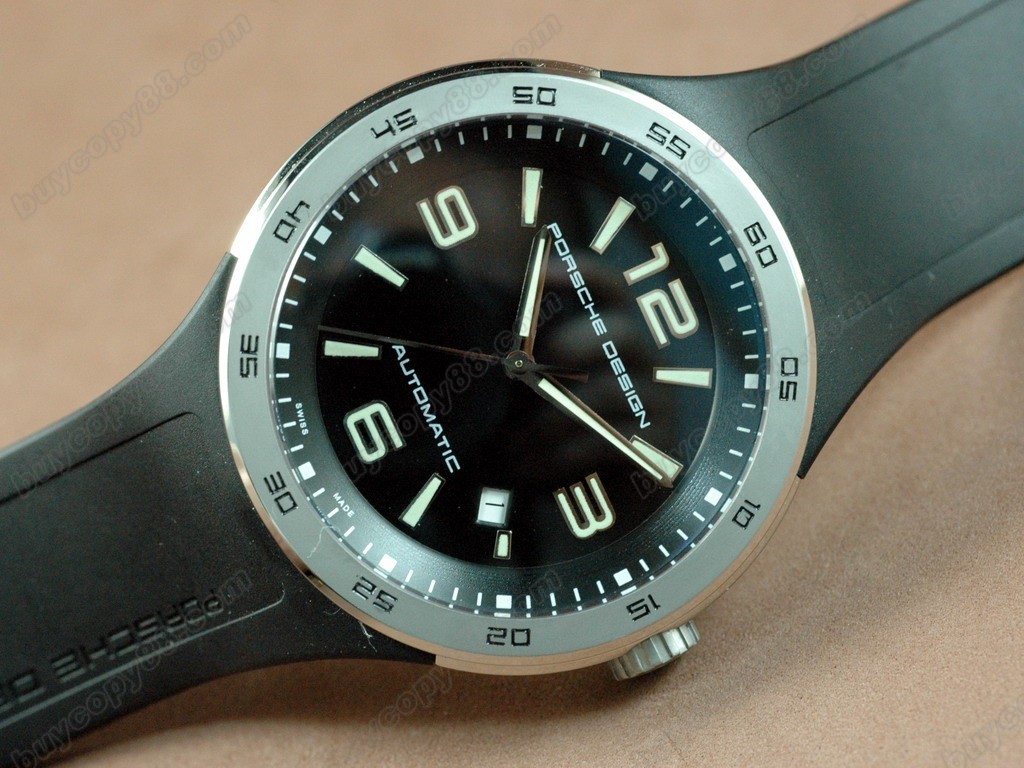 保時捷【男性用】 Porsche Design Watches SS/RU Black Asia 2824自動機芯搭載7