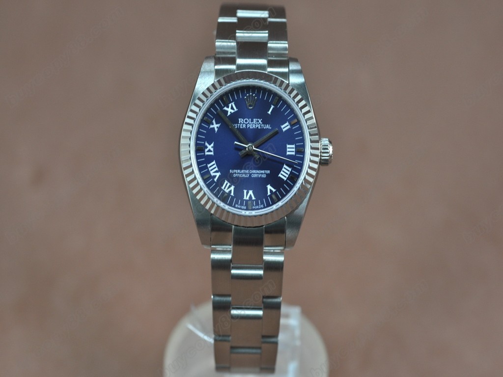 勞力士【女性用】Oyster 25mm SS White Swiss Eta 2671-2 自動機芯搭載6