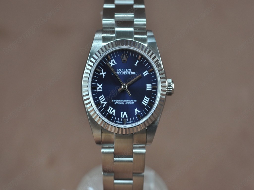 勞力士【女性用】Oyster 25mm SS White Swiss Eta 2671-2 自動機芯搭載5