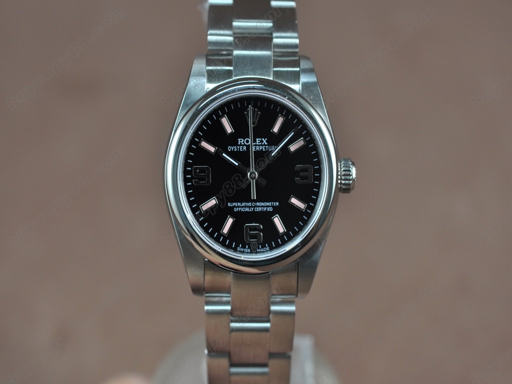 勞力士【女性用】Oyster 25mm SS White Swiss Eta 2671-2 自動機芯搭載1