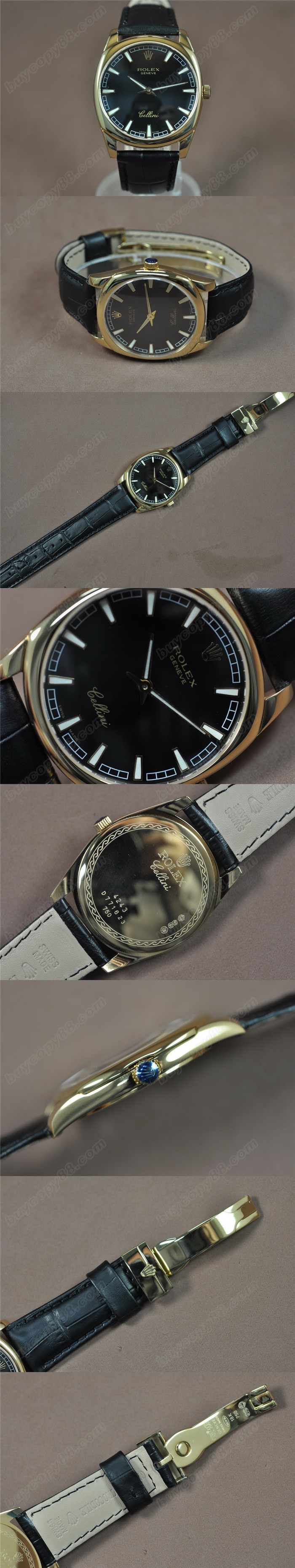 勞力士ROLEX Cellini 38mm YG/LE Ronda-762 石英機芯0