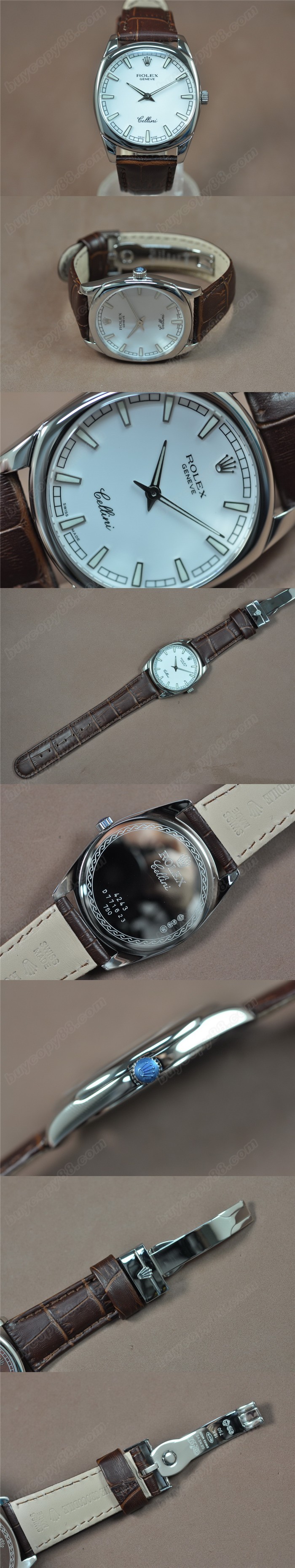 勞力士ROLEX Cellini 38mm SS/LE Ronda-762 石英機芯0