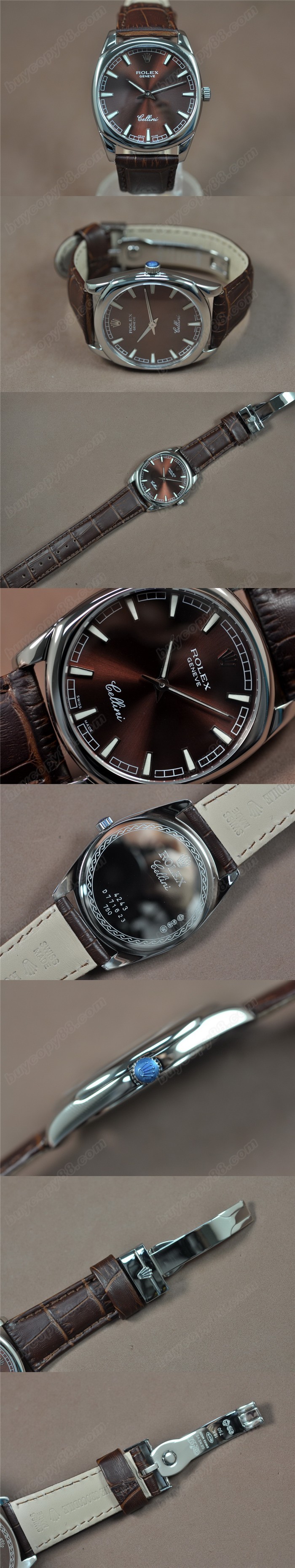 勞力士ROLEX Cellini 38mm SS/LE Ronda-762 石英機芯0