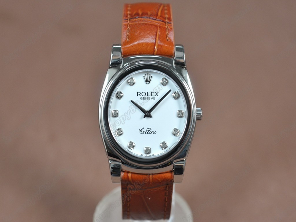 勞力士【男女兼用】Cellini 36mm SS/LE Metal grey dial Ronda 762 石英機芯搭載11