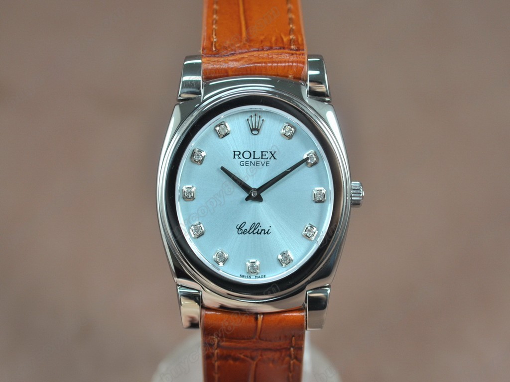 勞力士【男女兼用】Cellini 36mm SS/LE Metal grey dial Ronda 762石英機芯搭載10
