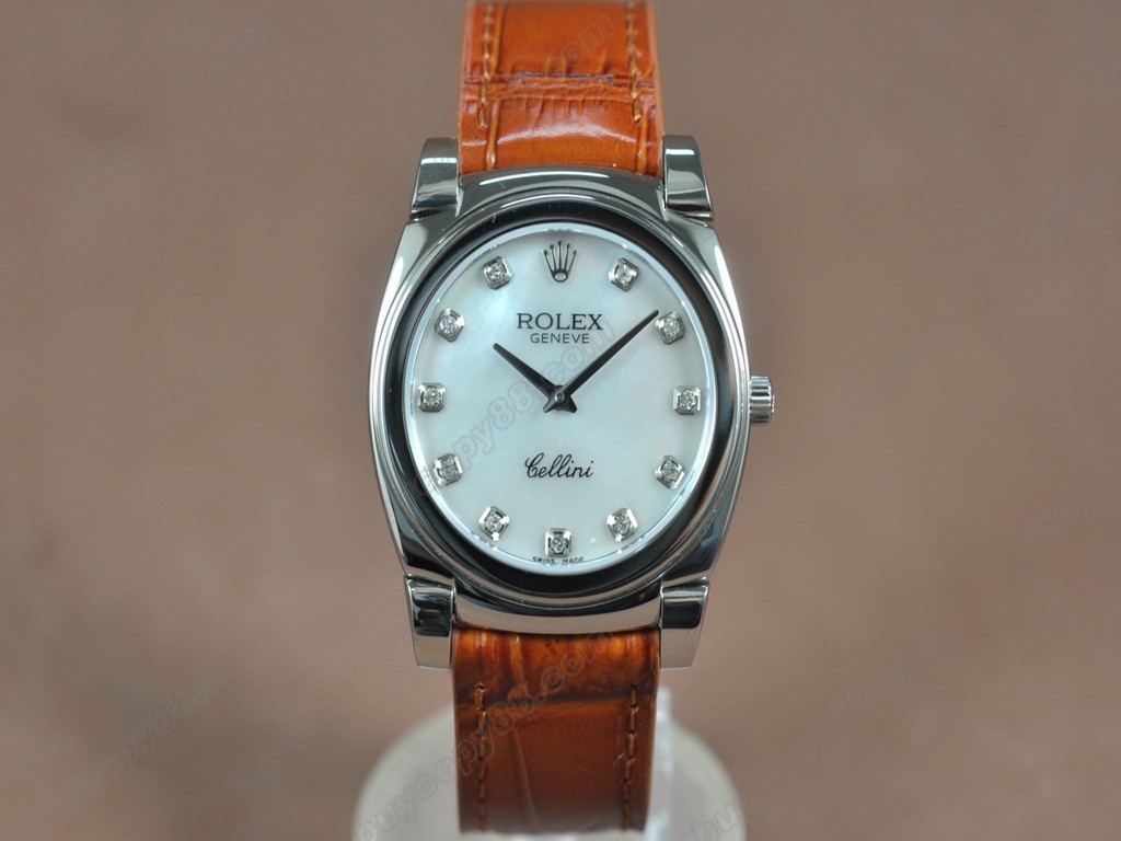 勞力士【男女兼用】Cellini 36mm SS/LE Metal grey dial Ronda 762 石英機芯搭載11