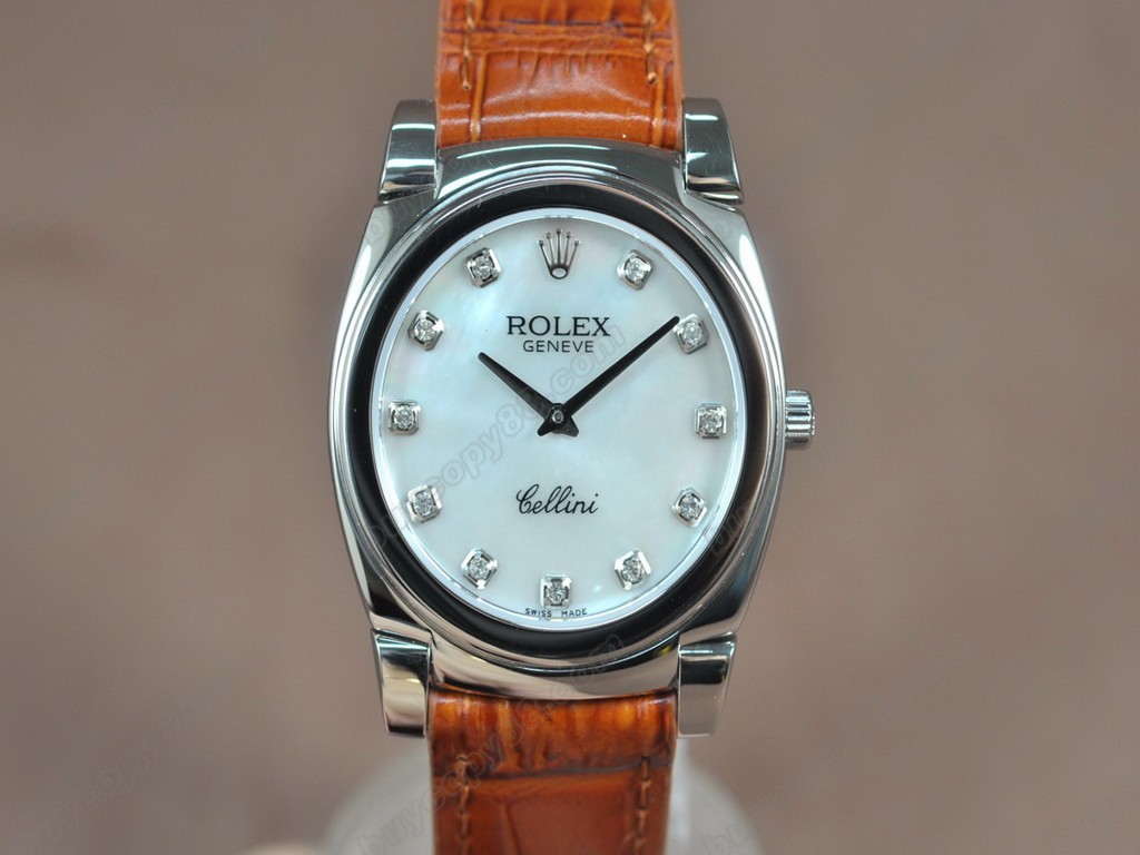 勞力士【男女兼用】Cellini 36mm SS/LE Metal grey dial Ronda 762 石英機芯搭載10