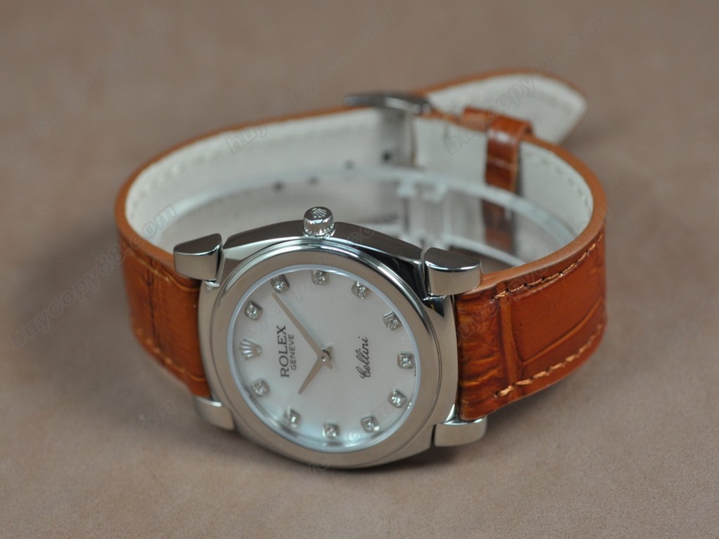 勞力士【男女兼用】Cellini 36mm SS/LE Metal grey dial Ronda 762 石英機芯搭載9