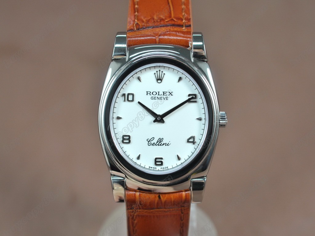 勞力士【男女兼用】Cellini 36mm SS/LE Metal grey dial Ronda 762 石英機芯搭載10