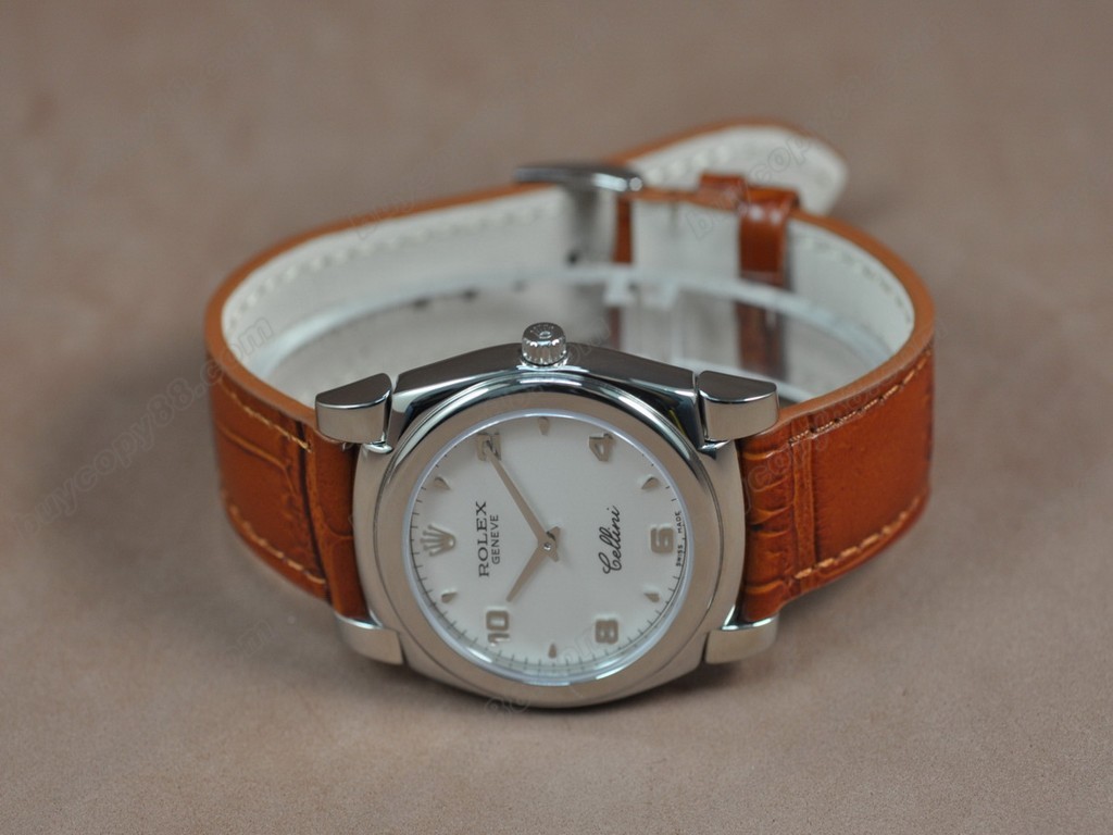 勞力士【男女兼用】Cellini 36mm SS/LE Metal grey dial Ronda 762 石英機芯搭載9