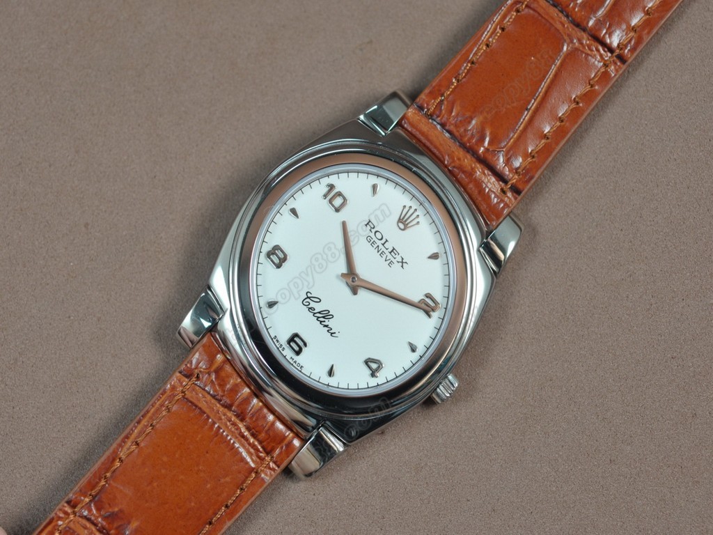 勞力士【男女兼用】Cellini 36mm SS/LE Metal grey dial Ronda 762 石英機芯搭載8