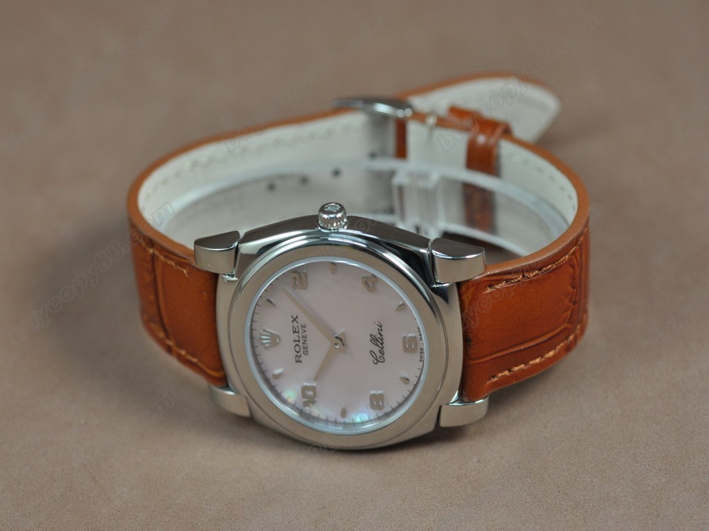 勞力士【男女兼用】 Cellini 36mm SS/LE Metal grey dial Ronda 762 石英機芯搭載9