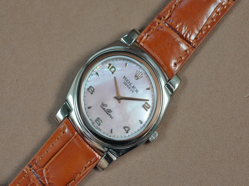 勞力士【男女兼用】 Cellini 36mm SS/LE Metal grey dial Ronda 762 石英機芯搭載8