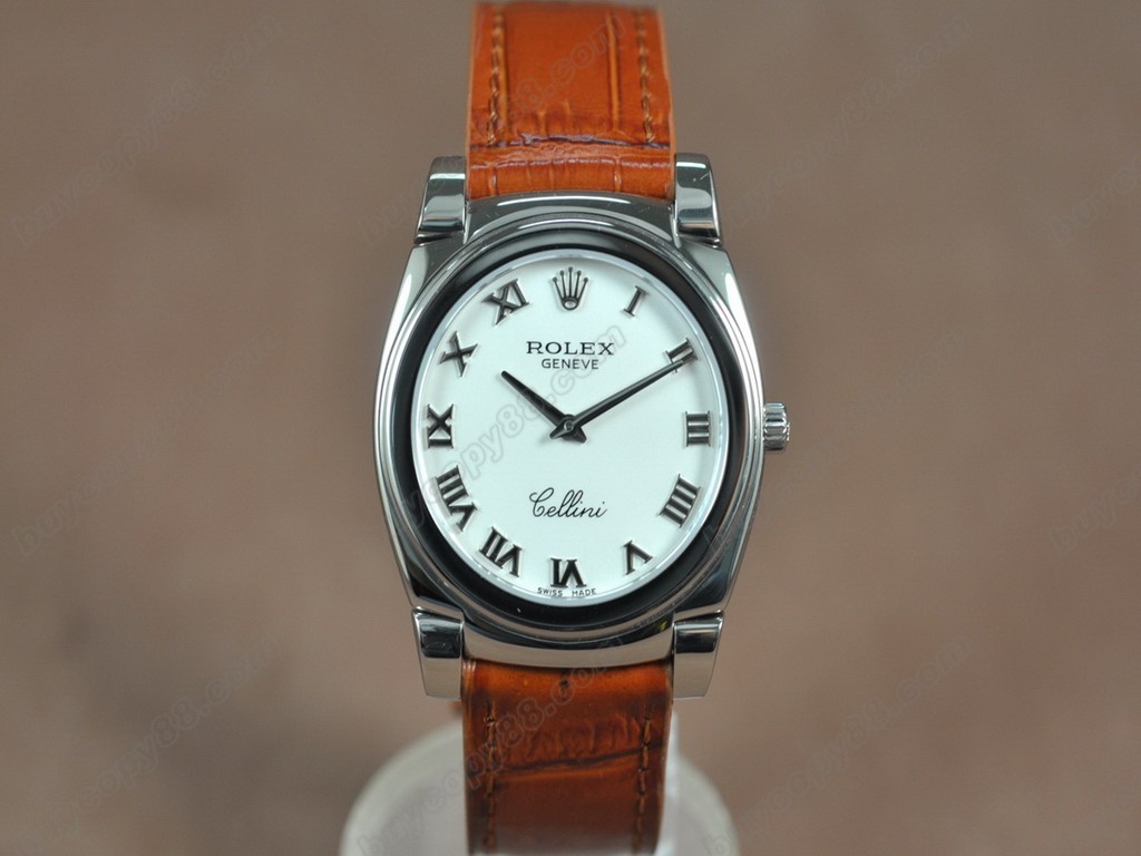 勞力士【男女兼用】Cellini 36mm SS/LE Metal grey dial Ronda 762 石英機芯搭載11