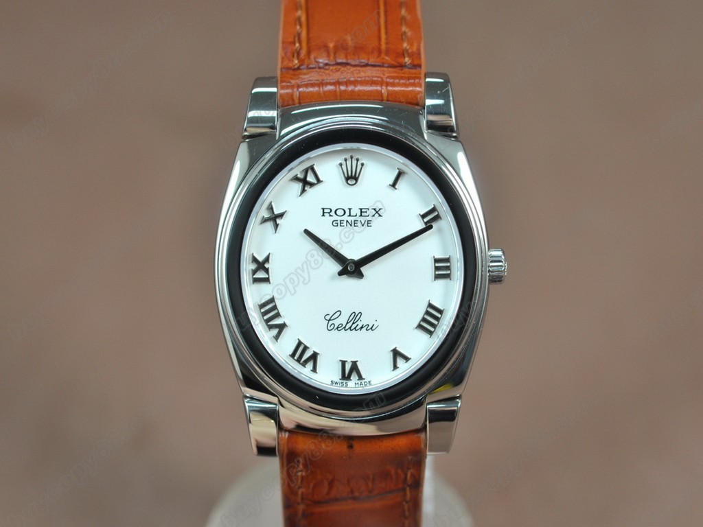 勞力士【男女兼用】Cellini 36mm SS/LE Metal grey dial Ronda 762 石英機芯搭載10