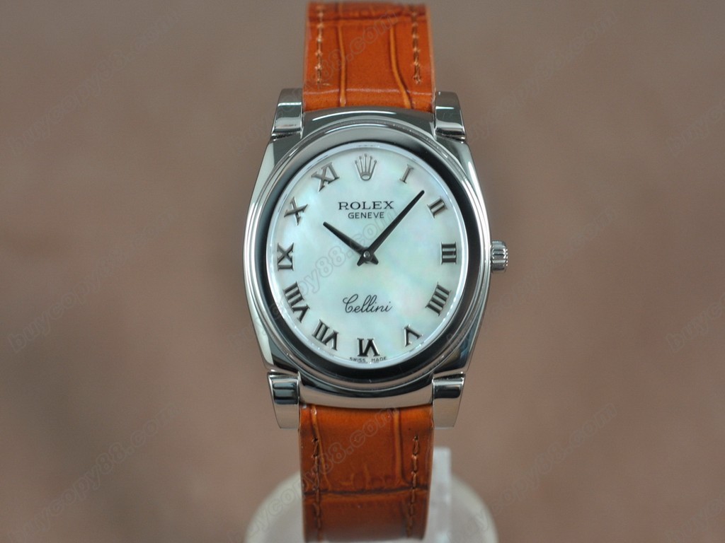 勞力士【男女兼用】 Cellini 36mm SS/LE Metal grey dial Ronda 762 石英機芯搭載11