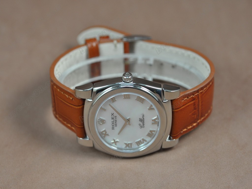 勞力士【男女兼用】 Cellini 36mm SS/LE Metal grey dial Ronda 762 石英機芯搭載9