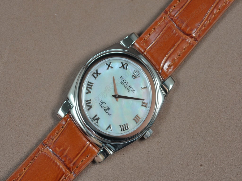 勞力士【男女兼用】 Cellini 36mm SS/LE Metal grey dial Ronda 762 石英機芯搭載8