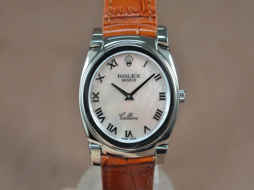 勞力士【男女兼用】 Cellini 36mm SS/LE Metal grey dial Ronda 762 石英機芯搭載10