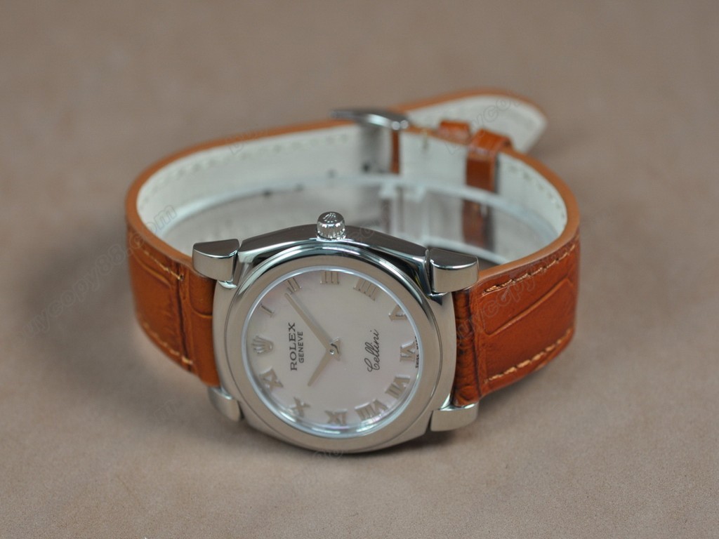 勞力士【男女兼用】 Cellini 36mm SS/LE Metal grey dial Ronda 762 石英機芯搭載9