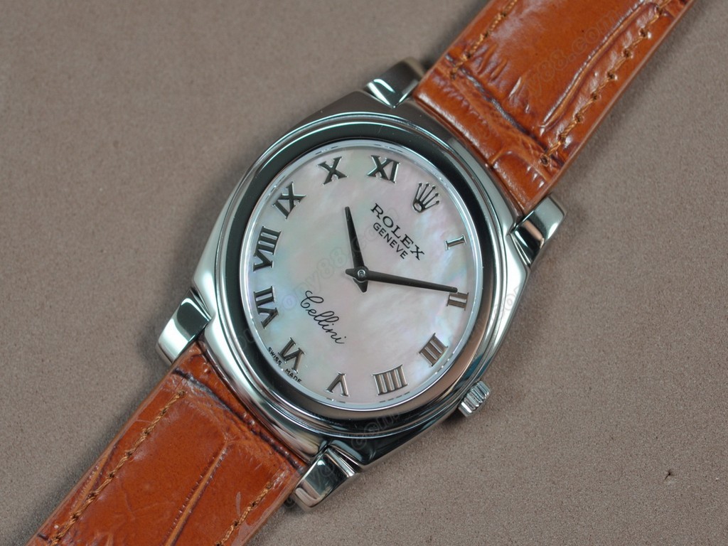 勞力士【男女兼用】 Cellini 36mm SS/LE Metal grey dial Ronda 762 石英機芯搭載8