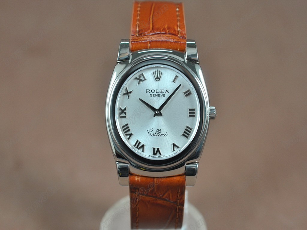 勞力士【男女兼用】Cellini 36mm SS/LE Metal grey dial Ronda 762 石英機芯搭載11