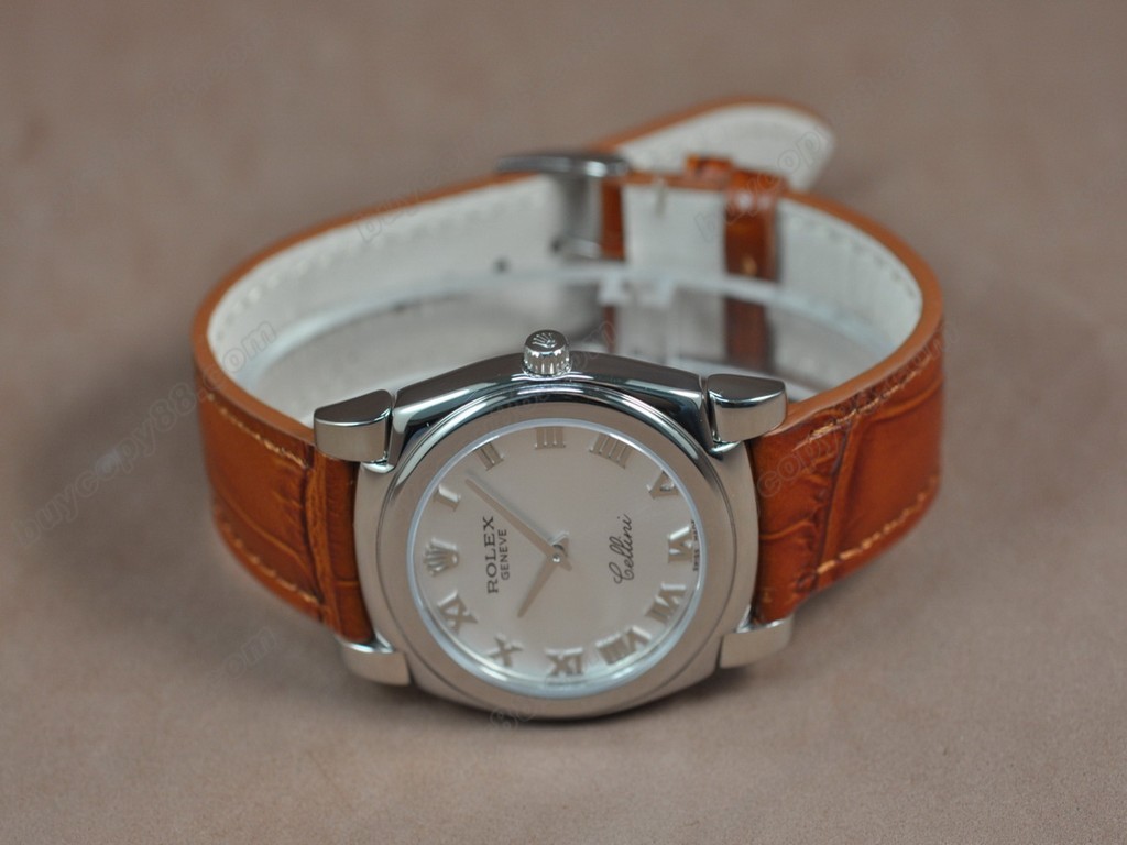 勞力士【男女兼用】Cellini 36mm SS/LE Metal grey dial Ronda 762 石英機芯搭載7