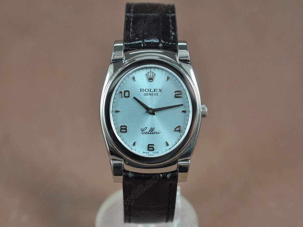 勞力士【男女兼用】Cellini 36mm SS/LE Metal grey dial Ronda 762 石英機芯搭載10