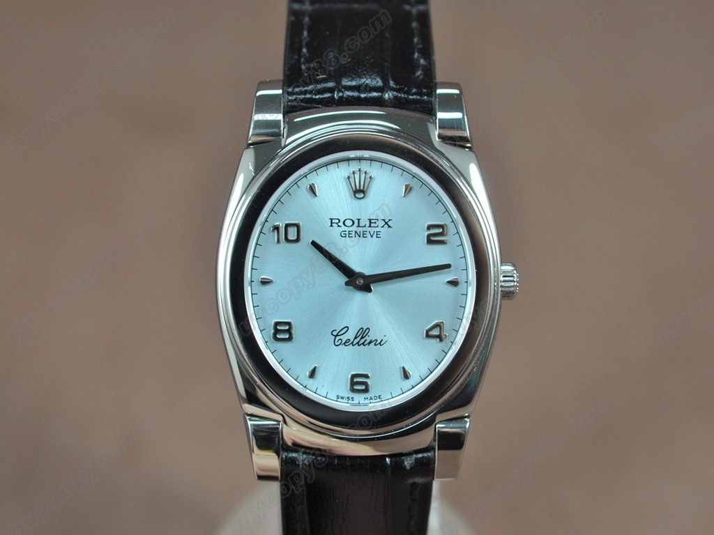 勞力士【男女兼用】Cellini 36mm SS/LE Metal grey dial Ronda 762 石英機芯搭載9