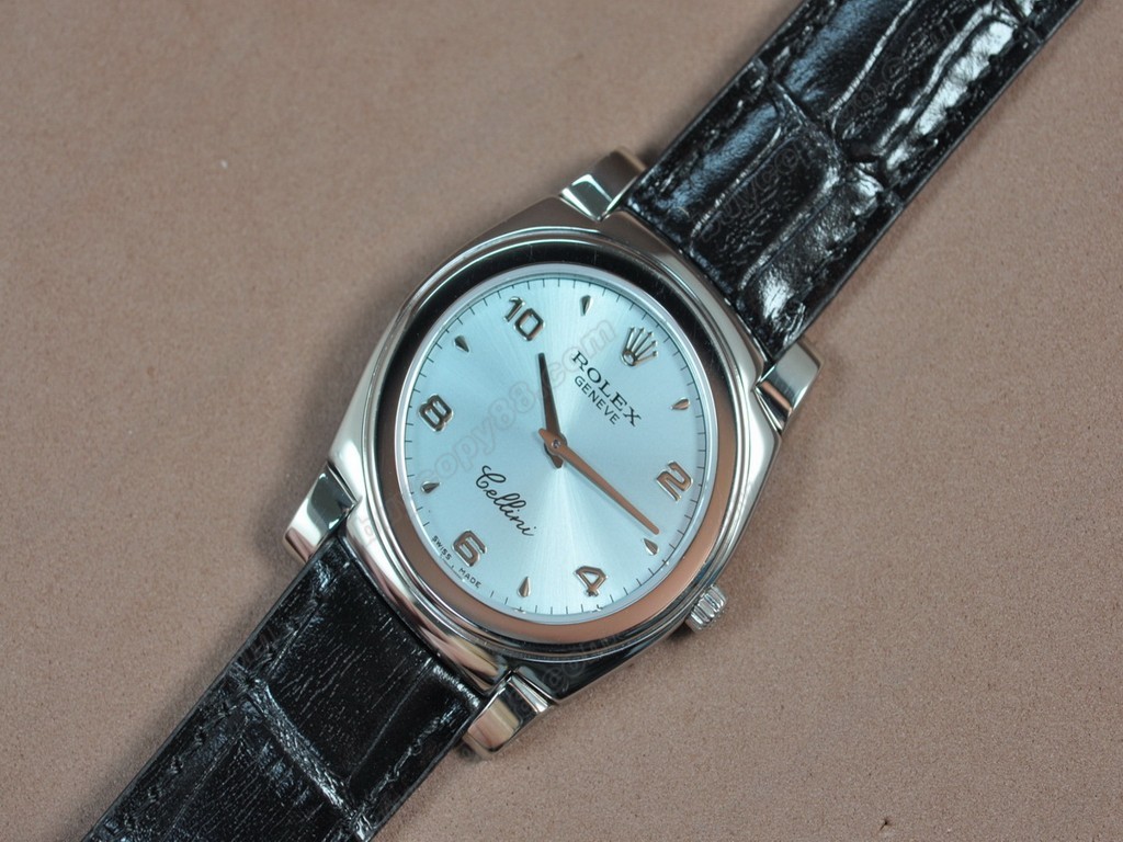 勞力士【男女兼用】Cellini 36mm SS/LE Metal grey dial Ronda 762 石英機芯搭載7