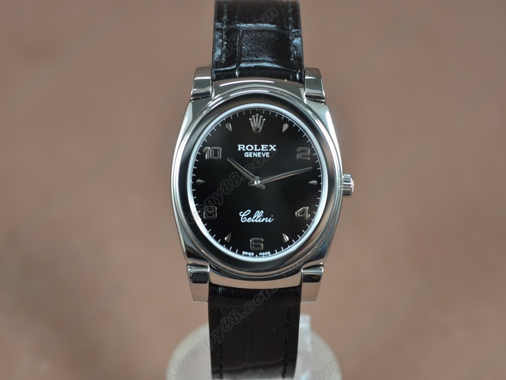 勞力士【男女兼用】Cellini 36mm SS/LE Metal grey dial Ronda 762 石英機芯搭載10