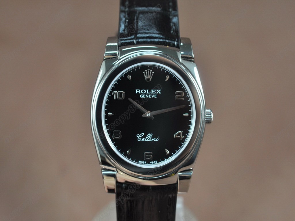 勞力士【男女兼用】Cellini 36mm SS/LE Metal grey dial Ronda 762 石英機芯搭載9