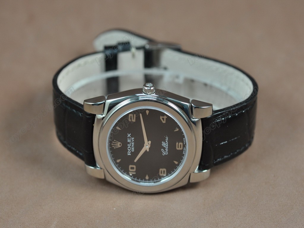 勞力士【男女兼用】Cellini 36mm SS/LE Metal grey dial Ronda 762 石英機芯搭載8