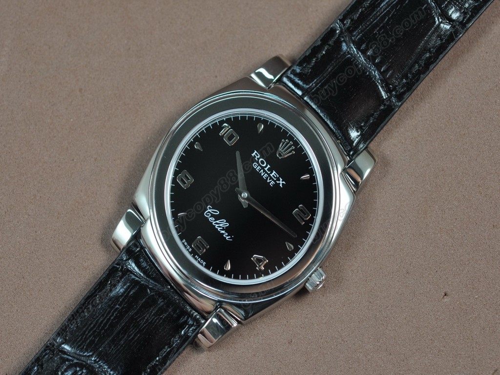 勞力士【男女兼用】Cellini 36mm SS/LE Metal grey dial Ronda 762 石英機芯搭載7