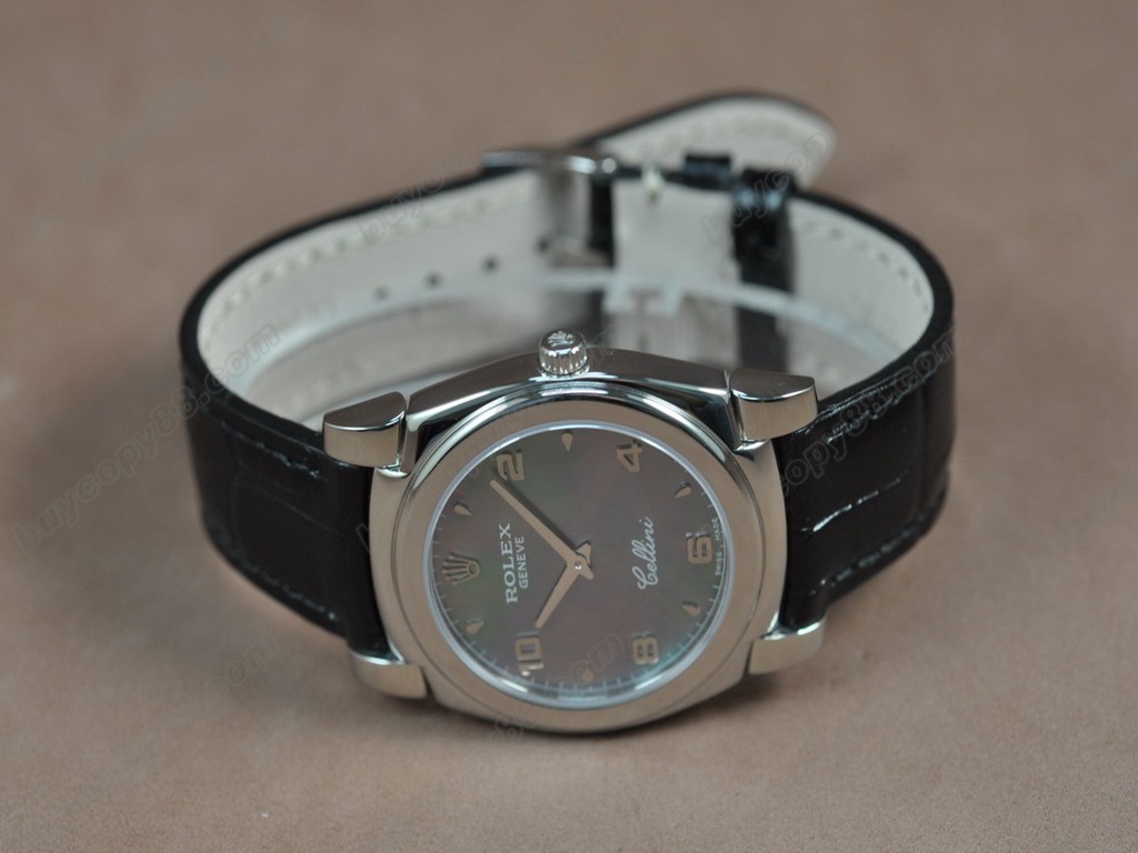 勞力士【男女兼用】Cellini 36mm SS/LE Metal grey dial Ronda 762 石英機芯搭載8