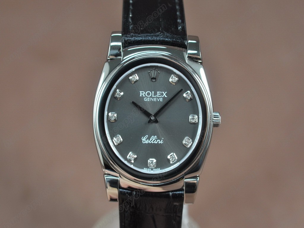 勞力士【男女兼用】 Cellini 36mm SS/LE Ronda 762 石英機芯搭載1