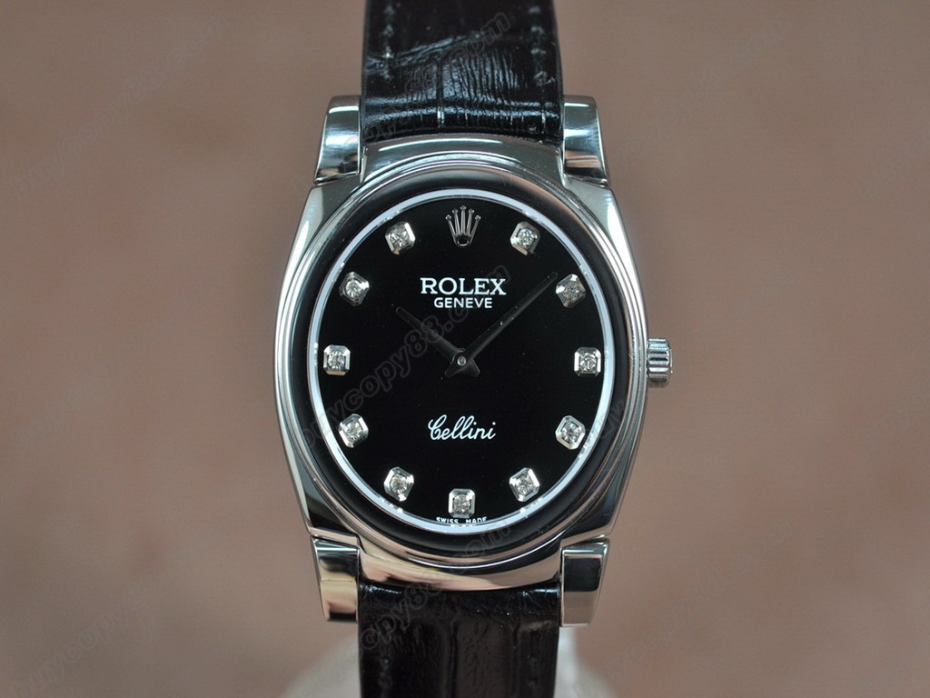 勞力士【男女兼用】 Cellini 36mm SS/LE Ronda 762 石英機芯搭載1