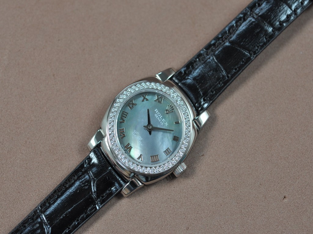 勞力士【女性用】Cellini 26mm SS/LE Diam Bel Ronda 762石英機芯搭載4