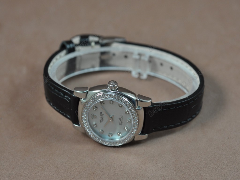 勞力士【女性用】Cellini 26mm SS/LE Diam Bel Ronda 762石英機芯搭載5