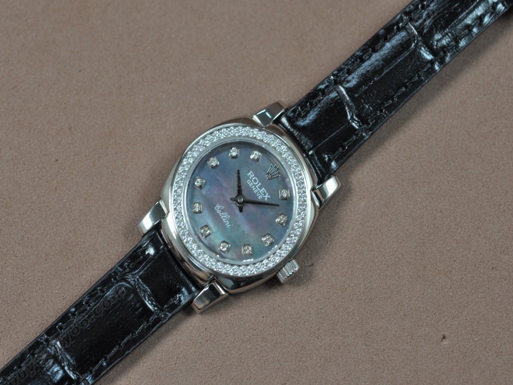 勞力士【女性用】Cellini 26mm SS/LE Diam Bel Ronda 762石英機芯搭載4