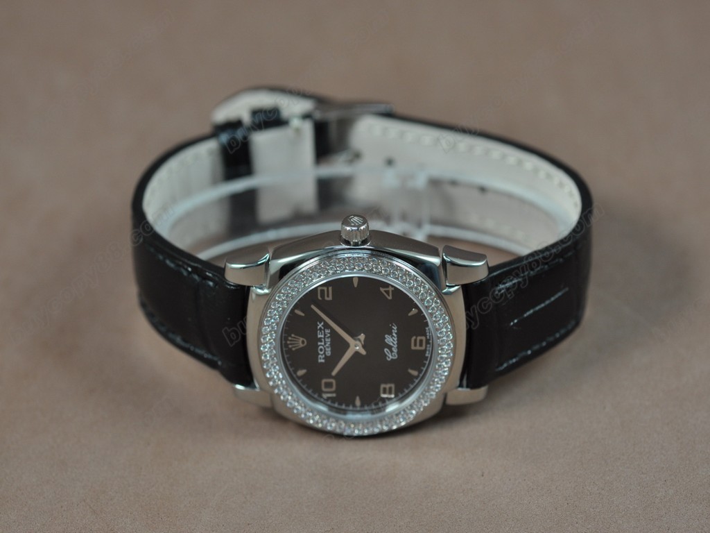 勞力士【女性用】Cellini 32mm SS/LE Diam Bel White dial Ronda 762 石英機芯搭載5