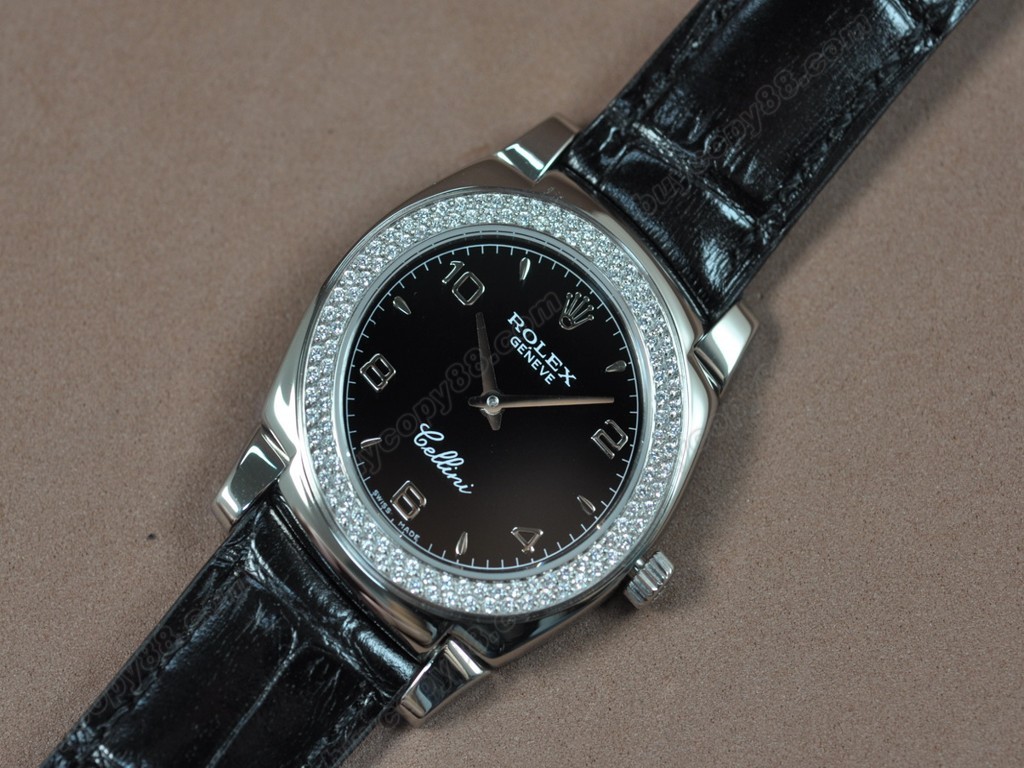 勞力士【女性用】Cellini 32mm SS/LE Diam Bel White dial Ronda 762 石英機芯搭載4