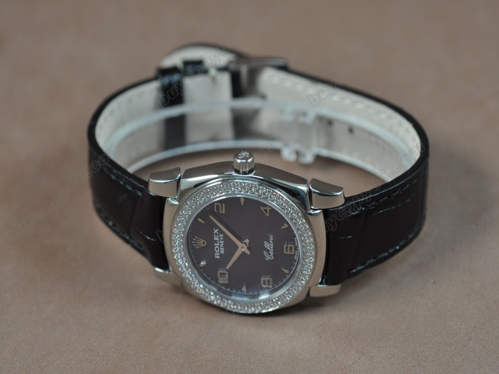 勞力士【女性用】Cellini 32mm SS/LE Diam Bel White dial Ronda 762 石英機芯搭載5
