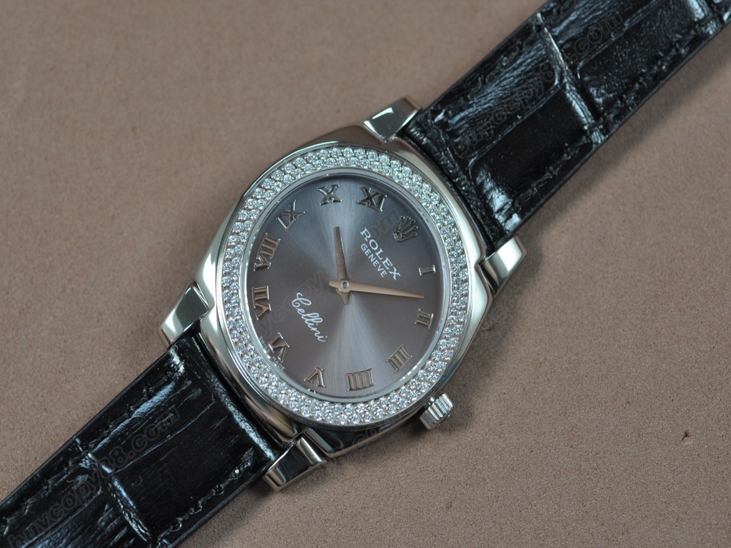 勞力士【女性用】Cellini 32mm SS/LE Diam Bel White dial Ronda 762 石英機芯搭載4