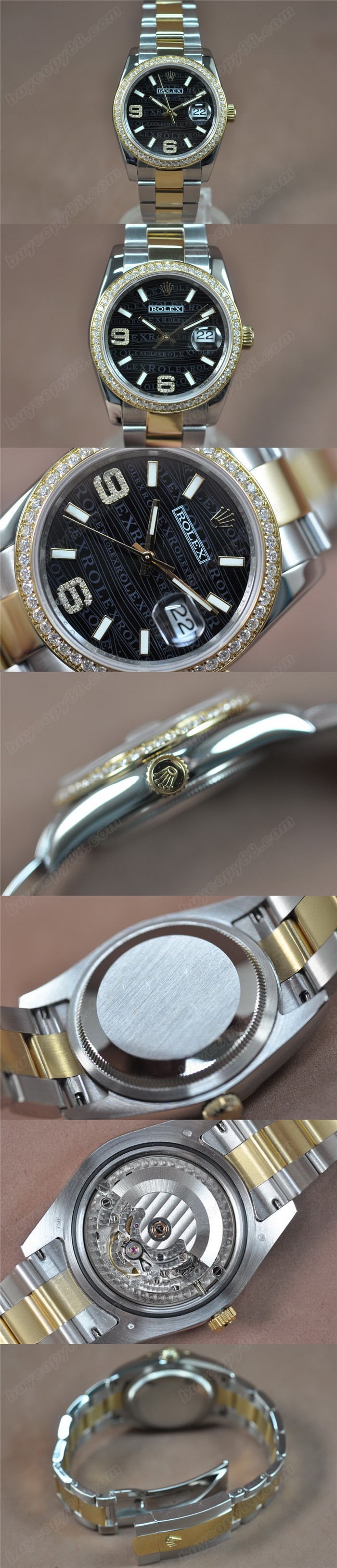 勞力士 DateJust 36mm TT A-2836-2 自動機芯搭載0
