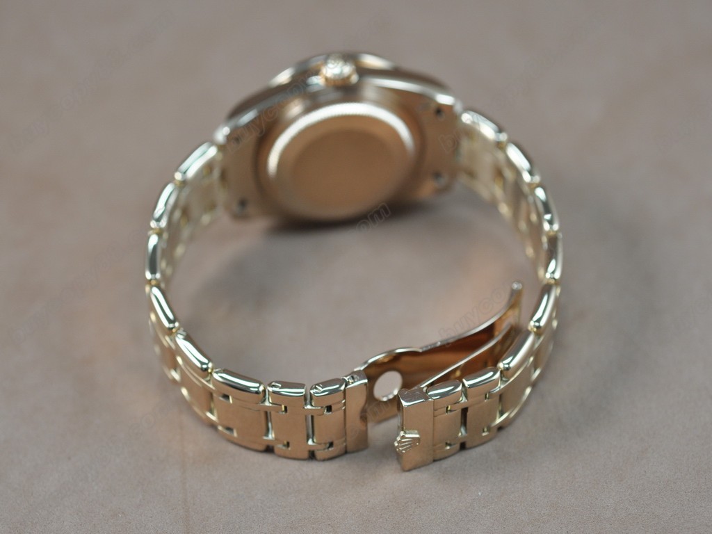 勞力士【女性用】 DateJust Mid 34mm Full RG White Dial A-2836-2自動機芯搭載7