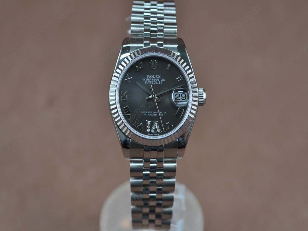 勞力士【男性用】 DateJust 36mm SS/SS White Dial A-2836-2 自動機芯搭載0