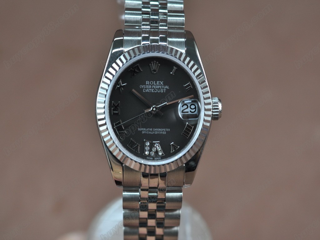 勞力士【男性用】 DateJust 36mm SS/SS White Dial A-2836-2 自動機芯搭載2