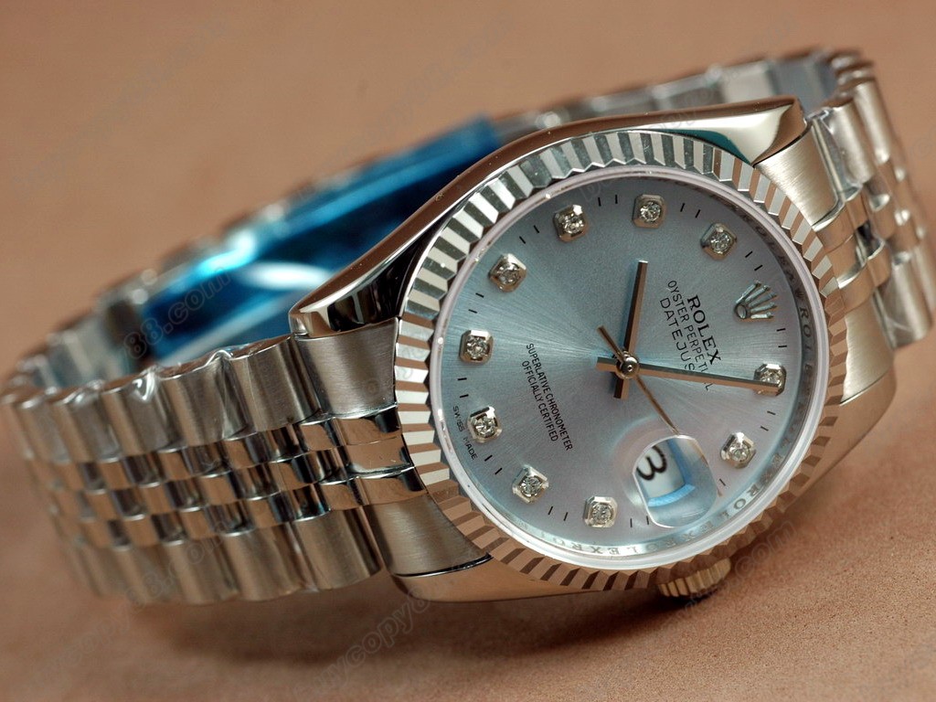 勞力士【男性用】DateJust 36mm SS/SS White Dial A-2836-2 自動機芯搭載2